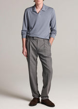 Wool Interlock Long Sleeve Johnny Polo