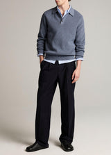 Heirloom Shaker Long Sleeve Polo
