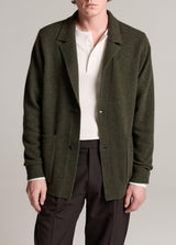 Wool Cashmere Felted Blazer