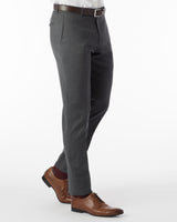 Ballin Theo Wool Gabardine Trouser - Mid Grey