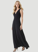 Suprima Cotton Interlock V-Neck Tank Maxi Dress - Oak Hall