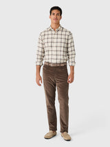 Faherty Stretch Terry Corduroy 5 Pocket - Coast Brown