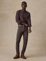 Faherty Stretch Terry 5Pocket - Coast Brown