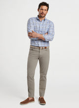 Signature Sateen Five-Pocket Pant - Oak Hall
