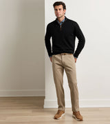 Signature Sateen Five-Pocket Pant - Grain