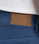Signature Sateen Five-Pocket Pant - Navy