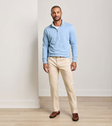 Signature Sateen Five-Pocket Pant - Sand