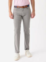 Signature Sateen Five-Pocket Pant - Gale Grey