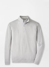 Perth Melange Performance Quarter-Zip - Gale Grey