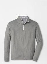 Perth Melange Performance Quarter-Zip - Smoke