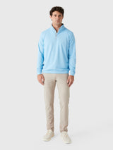 Perth Performance Quarter-Zip - Cottage Blue