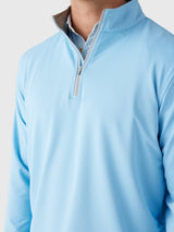 Perth Performance Quarter-Zip - Cottage Blue