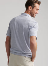Crown Comfort Cotton Polo Collins Stripe - Oak Hall