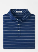 Crown Comfort Cotton Polo Rover Stripe - Oak Hall