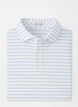 Crown Comfort Cotton Polo Rover Stripe - Oak Hall