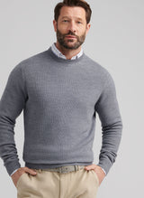 Autumn Crest Honeycomb Crewneck Sweater - Oak Hall