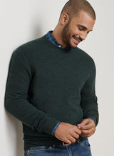 Autumn Crest Honeycomb Crewneck Sweater - Oak Hall