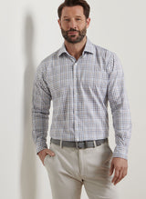 North Coast Crown Lite Cotton-Stretch Sport Shirt - Oak Hall