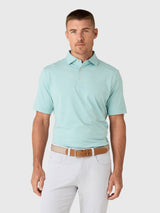 Hales Performance Jersey Polo - Sean Self Collar - Fresh Mint
