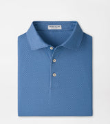 Hague Performance Jersey Polo - Sean Self Collar - Bali Blue