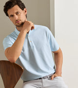 Mosaic Performance Mesh Polo - Sean Self Collar