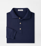 Lyons Performance Jersey Long-Sleeve Polo - Edwin