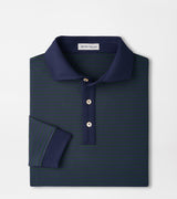 Lyons Stripe Performance Jersey Long-Sleeve Polo -