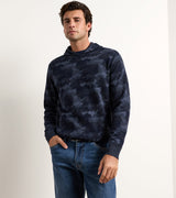 Reversible Camo Popover Hoodie - Midnight Navy