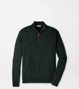 Autumn Crest Suede Trim Quarter-Zip - Pine Brook