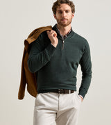 Blair Birdseye Quarter-Zip Sweater - Pine Brook