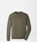 Autumn Crest Honeycomb Crewneck Sweater - Fatigue