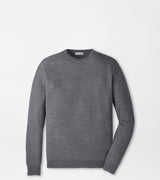 Autumn Crest Honeycomb Crewneck Sweater - Oslo Grey
