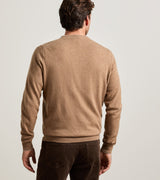 Crown Heritage Cashmere Crewneck Sweater - Camel