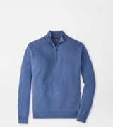 Crown Anniversary Cashmere Quarter-Zip Sweater - Astral Blue