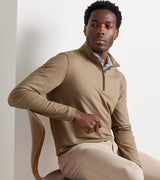 Albatross Cotton-Blend Pique Quarter-Zip