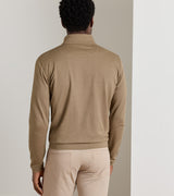 Albatross Cotton-Blend Pique Quarter-Zip