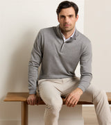 Grant Knit Quarter-Zip - Gale Grey