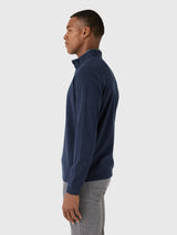 Grant Knit Quarter-Zip - Navy