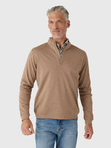 Grant Knit Quarter-Zip - Rye