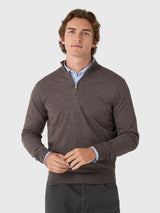 Excursionist Flex Quarter-Zip Sweater - Ash Brown