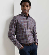 Cuneo Italian Flannel Sport Shirt - Argento