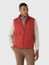 Peter Millar Essex Vest - Burnt Orange