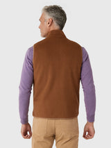 Peter Millar Crown Flex Merino Vest - Dark Amber