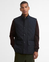 Barbour Lux Lowerdale Gilet in Dark Navy, front