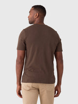 Faherty Sunwashed Pocket Tee - Coast Brown