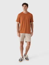 Faherty Sunwashed Pocket Tee - Copper Red