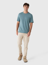 Faherty Sunwashed Pocket Tee - Seaglass Blue