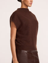 Morten Funnel Neck Cashmere Top