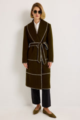 Marie Oliver Chloe Coat - Juniper Green