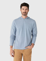 Faherty Movement Popover Hoodie - Sea Sky Feeder